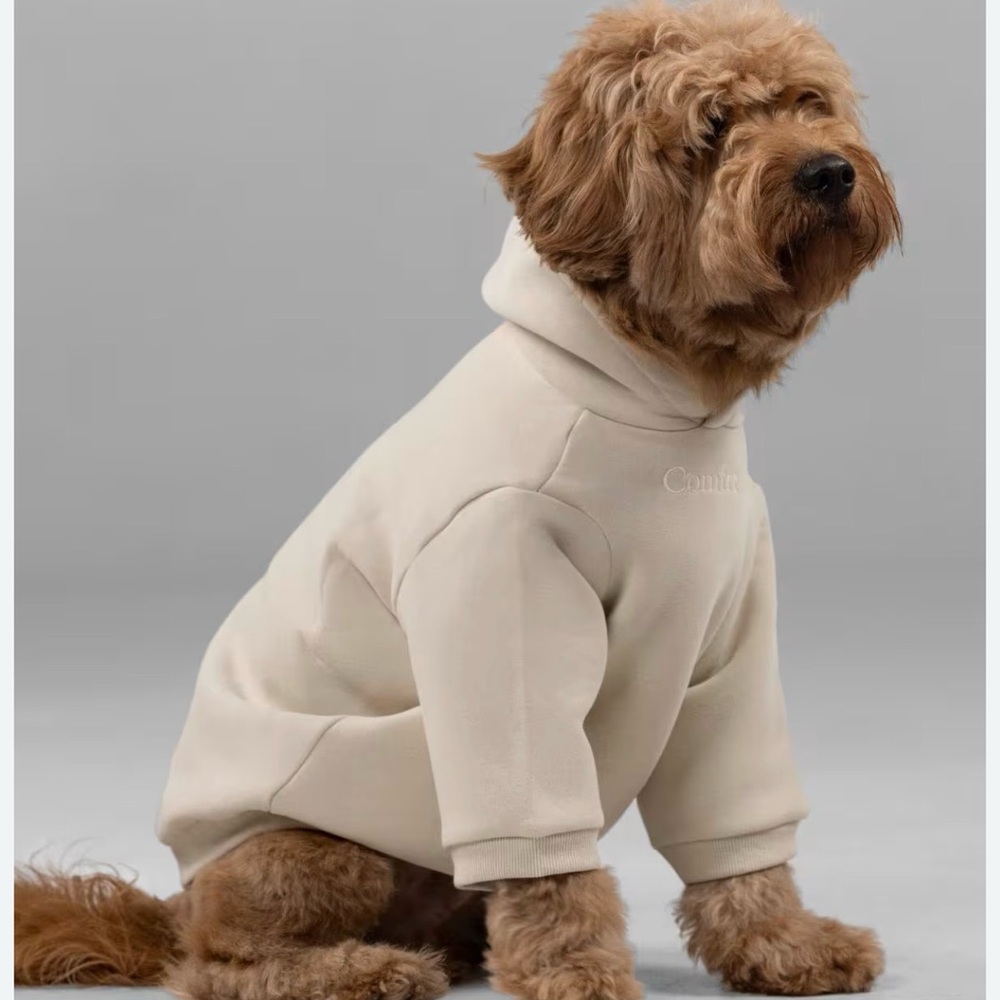SOLD*****COMFRT Cozy Cream Dog Hoodie